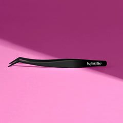Non-stick lash applicator tweezer